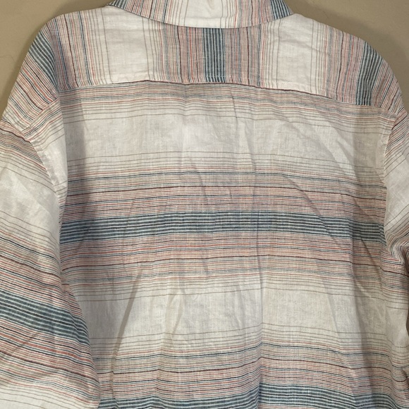 Goodfellow, XXL, striped button up long sleeve shirt - Picture 6 of 7